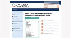 Desktop Screenshot of cobra.cobwebinfo.com