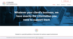 Desktop Screenshot of cobwebinfo.com